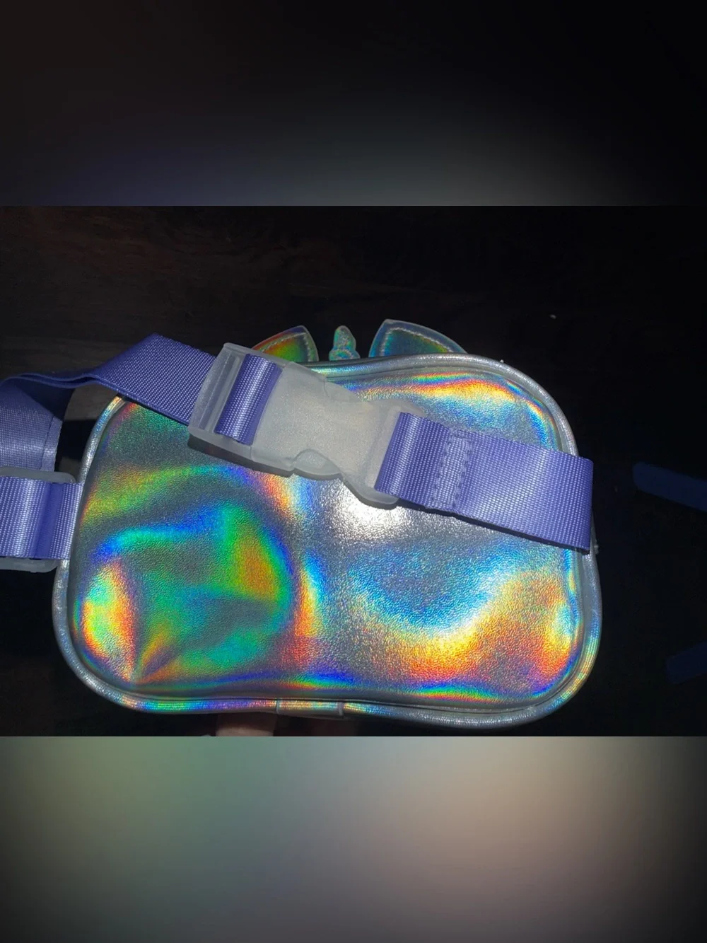 Purple cat and Jack unicorn fanny purse